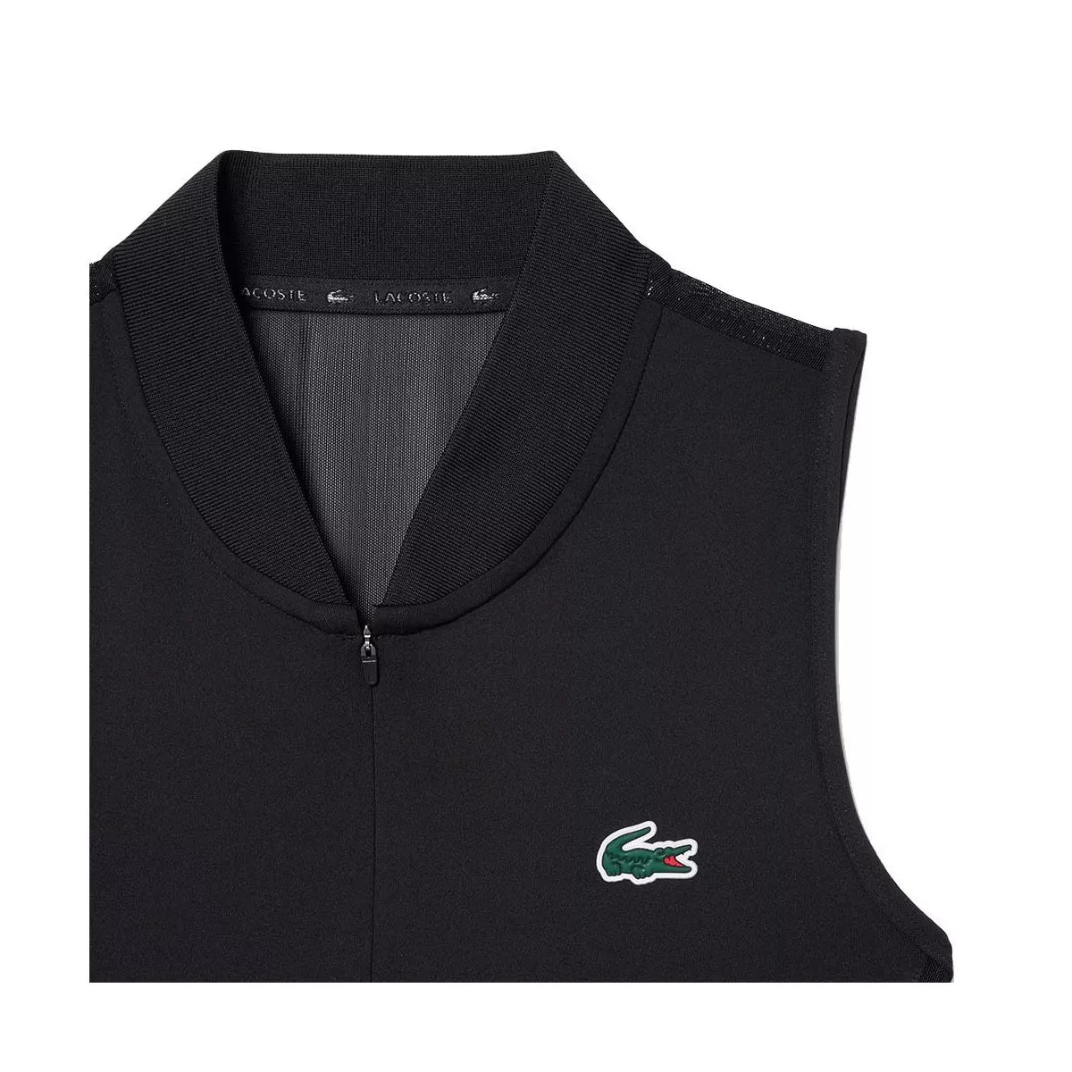 Lacoste Women's Sleeveless Tennis Polo Shirt - Black – 5
