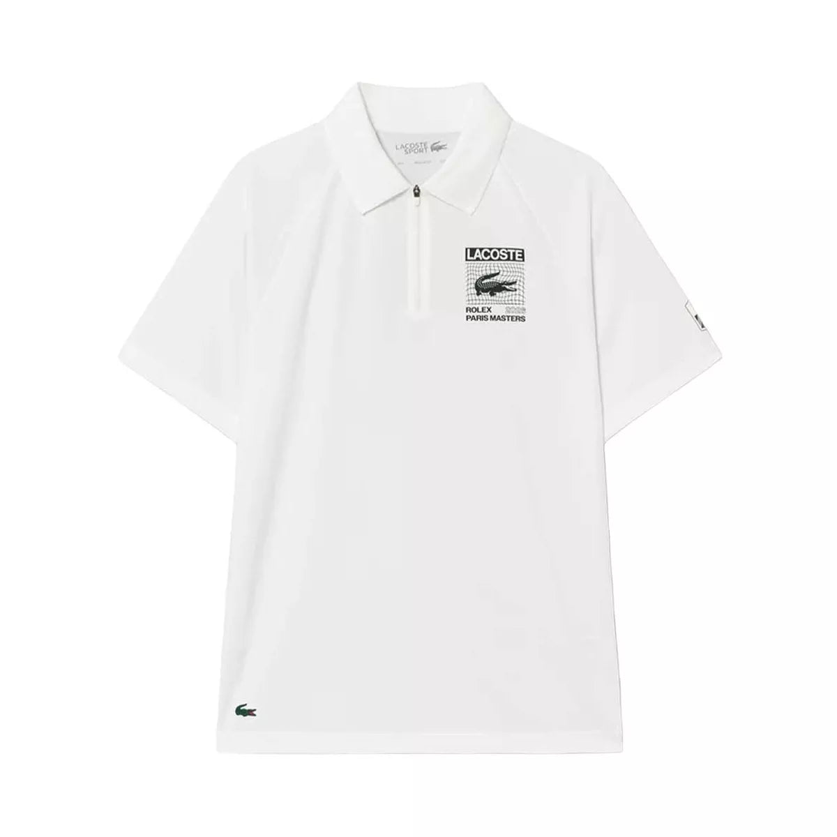 Lacoste Rolex Masters Tennis Polo White