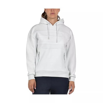 Bullpadel Women's Eolia Hooded Sweatshirt White