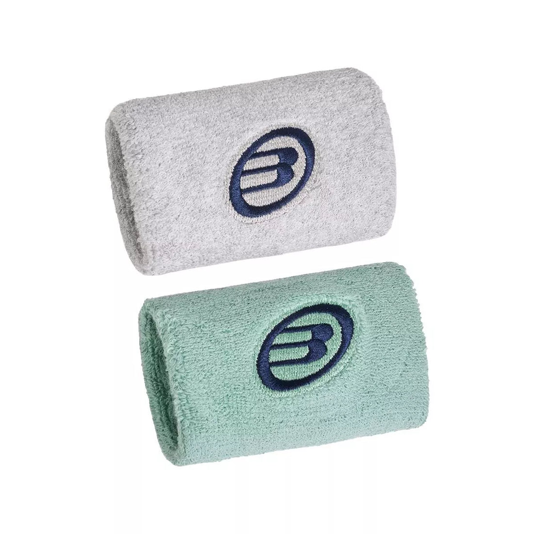 Bullpadel BPMU263I Jade / Grey Wristbands (Pair)