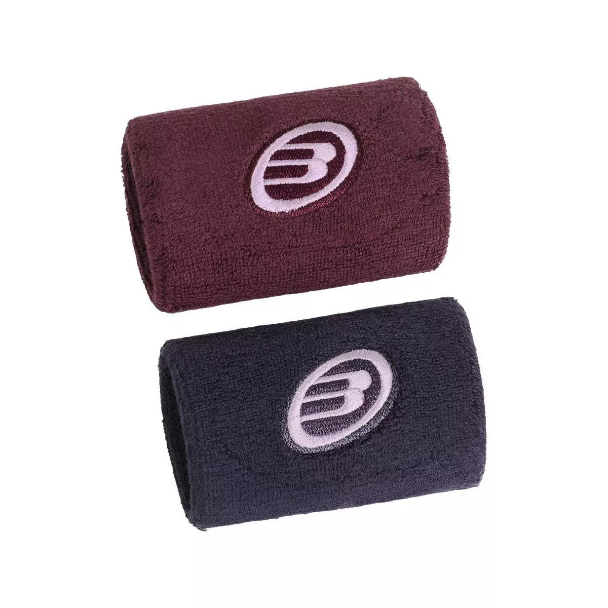 Bullpadel BPMU263I Wristbands Bordeaux / Anthracite Grey x 2