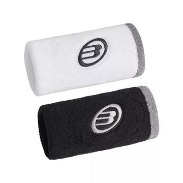Bullpadel BPMU265I Wristbands White / Black x2