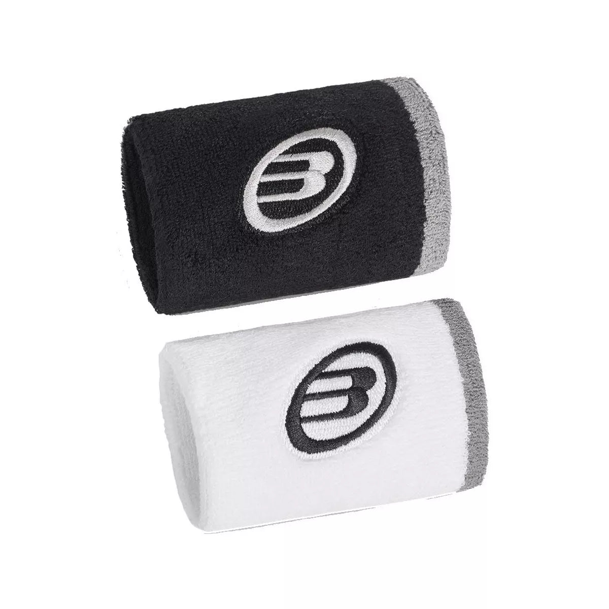 Bullpadel BPMU266I Wristbands White / Black x2