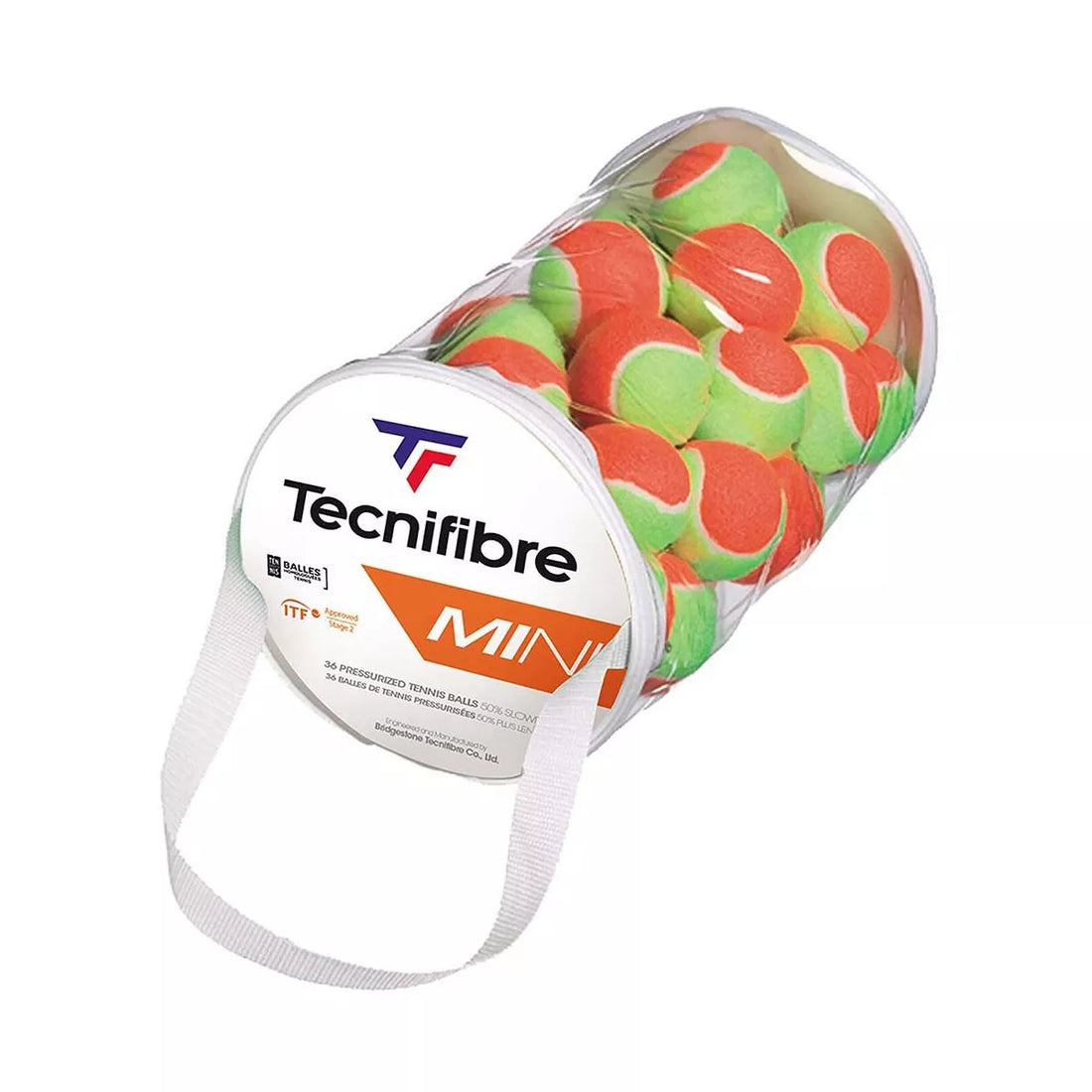 Tecnifibre Mini-Tennis Bag of 36 Balls
