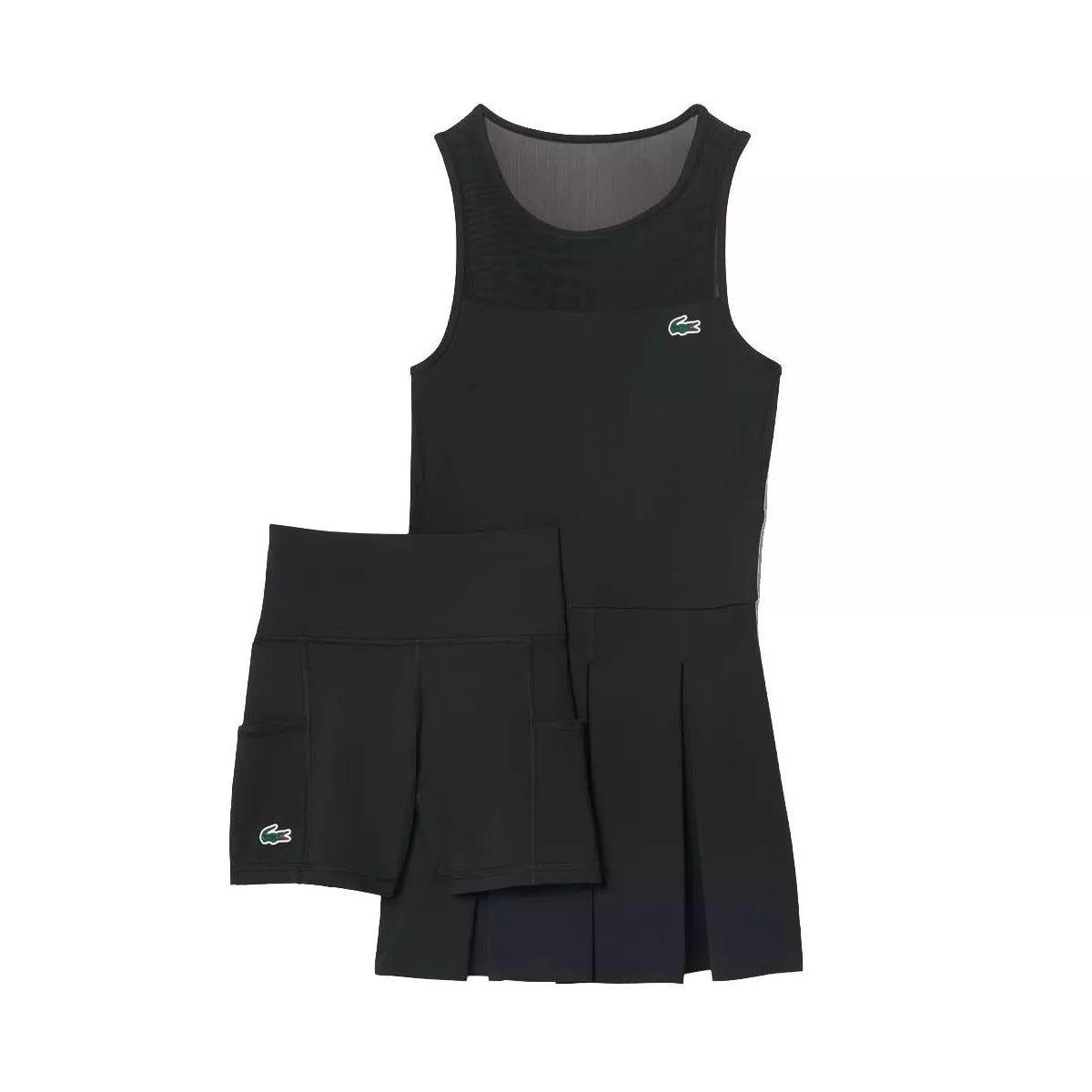 Lacoste Tennis Pleated Stretch Dress Black – 6