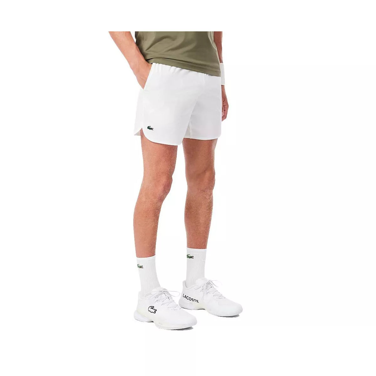 Lacoste x Novak Djokovic On Court Tennis Shorts White – 3