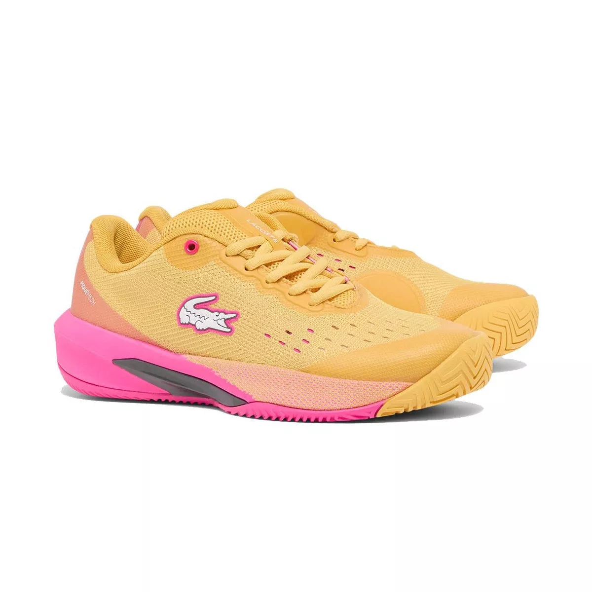 Lacoste AG-LT Evo Women's Tennis Shoes Yellow / Pink – 2