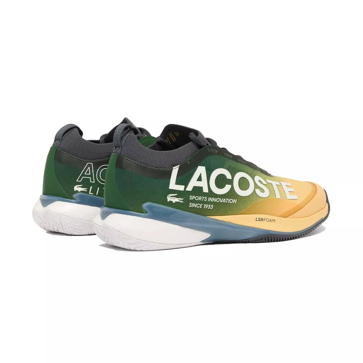 Lacoste AG-LT Lite Tennis Shoes Green / Yellow – 3