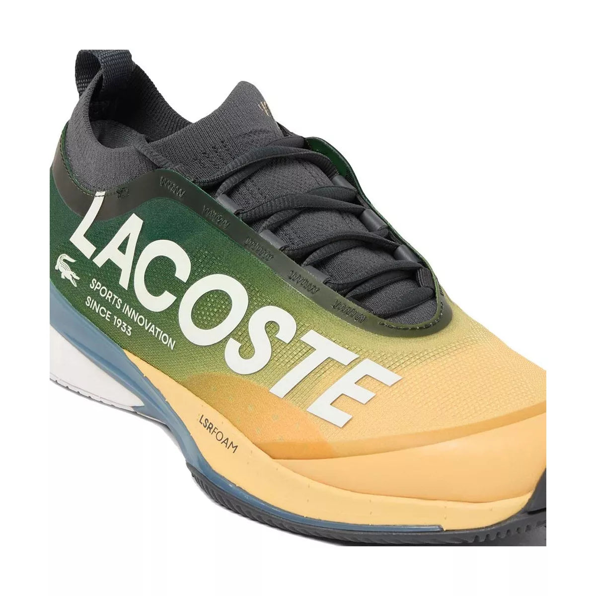 Lacoste AG-LT Lite Tennis Shoes Green / Yellow – 6