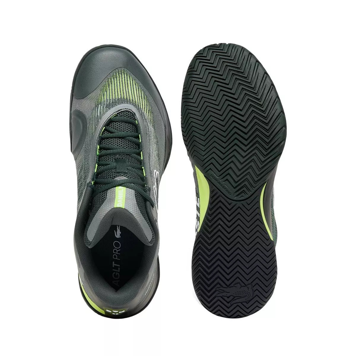 Lacoste AG-LT Pro x Daniil Medvedev Tennis Shoes - Dark Green – 4