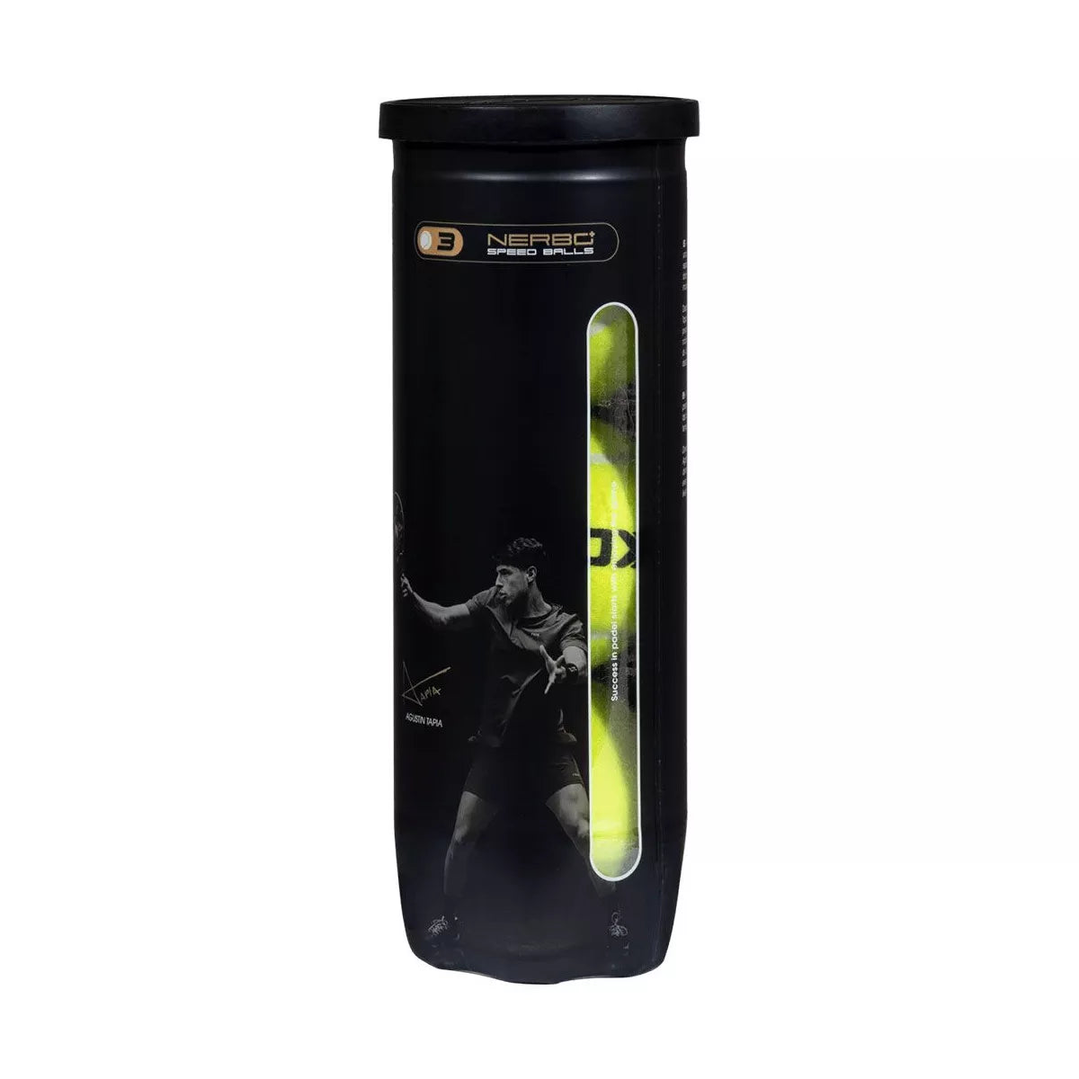 Nox Nerbo+ Speed Padel Balls - 3 Ball Tube – 3