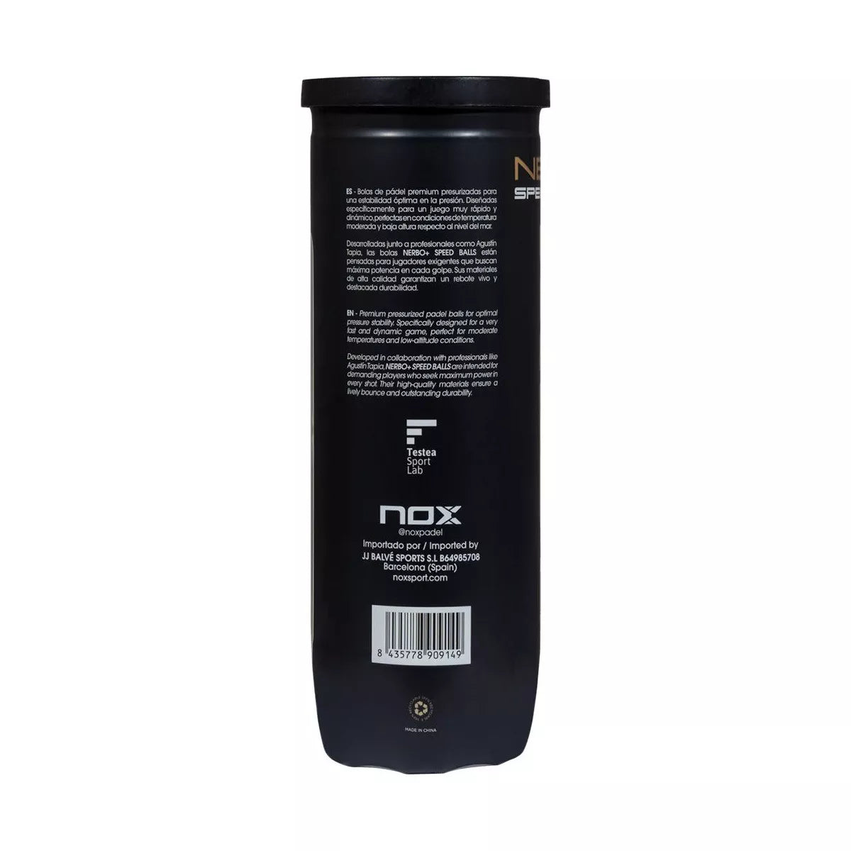 Box of 24 Tubes of 3 Nox Nerbo+ Speed Padel Balls – 3