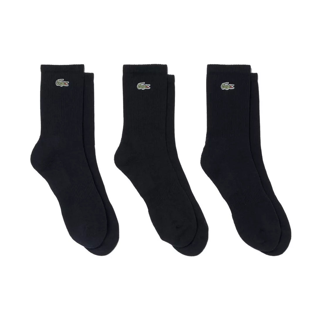 Lacoste Sport Long Black Socks (3 Pairs)