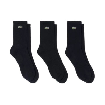 Lacoste Sport Long Black Socks (3 Pairs)