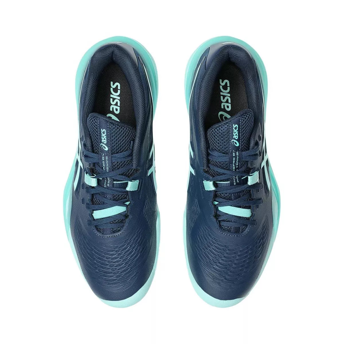 Asics Gel Resolution X Tennis Shoes - Navy / Turquoise – 7