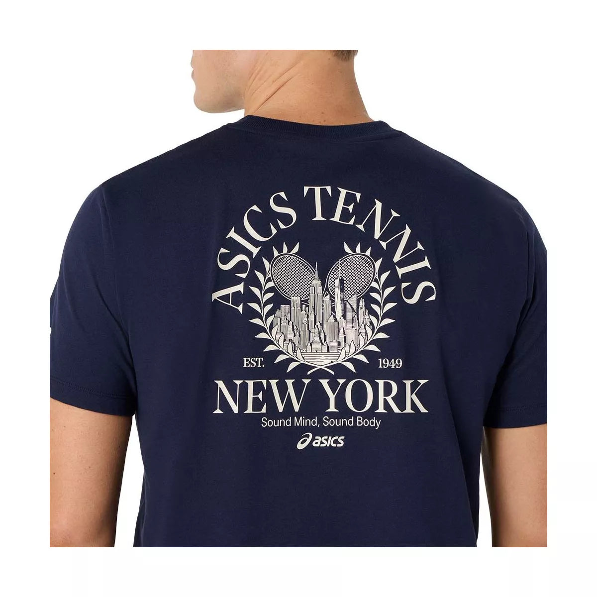 Asics Game Seasonal Graphic Navy T-Shirt – 6