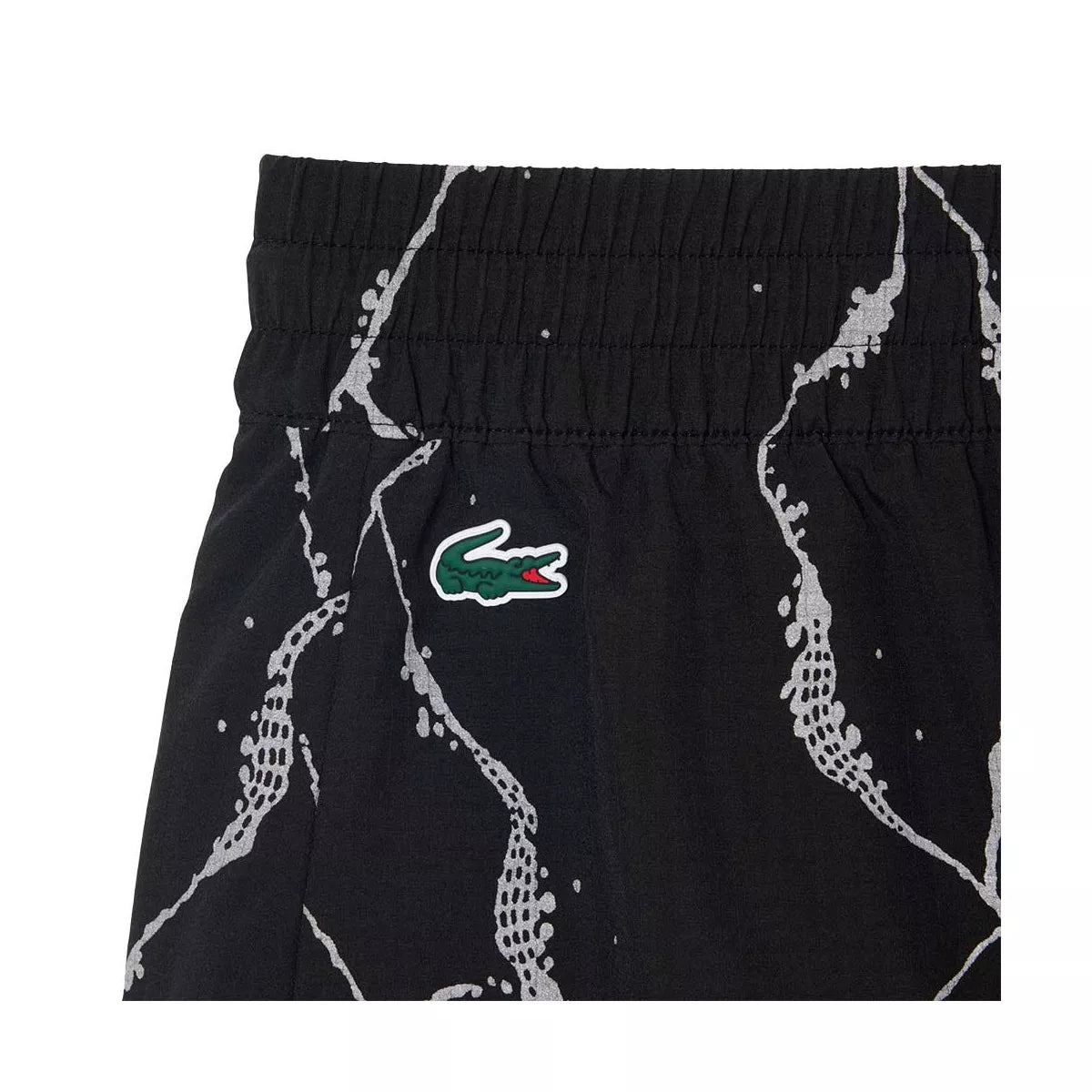 Women's Lacoste Tennis Reflective Print Shorts Black – 3