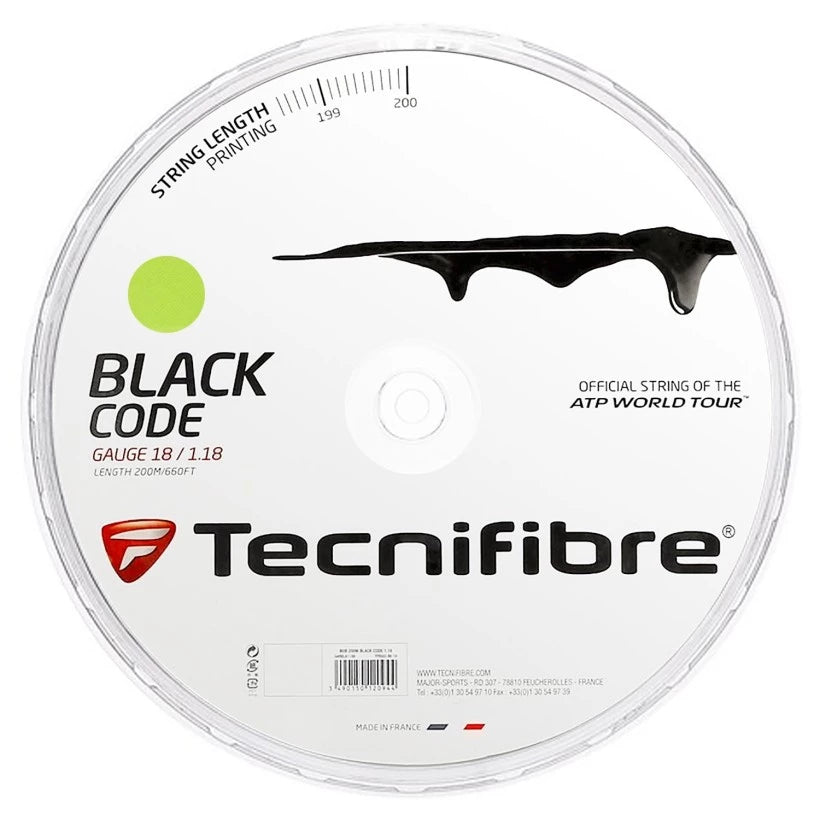 Tecnifibre Black Code Lime 200m Reel