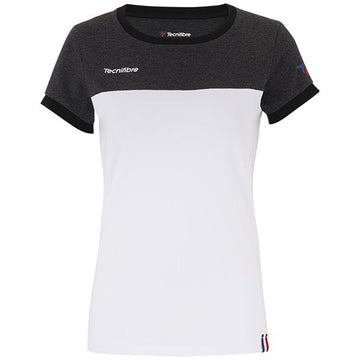 TECNIFIBRE F1 STRETCH BLACK HEATHER SHIRT WOMEN