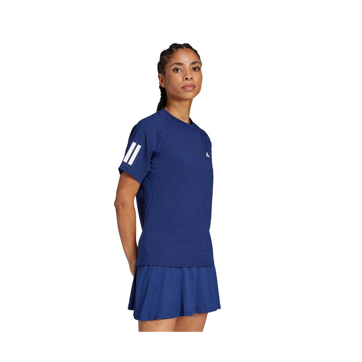 Adidas 3 Stripes Women T-shirt Navy Blue – 4