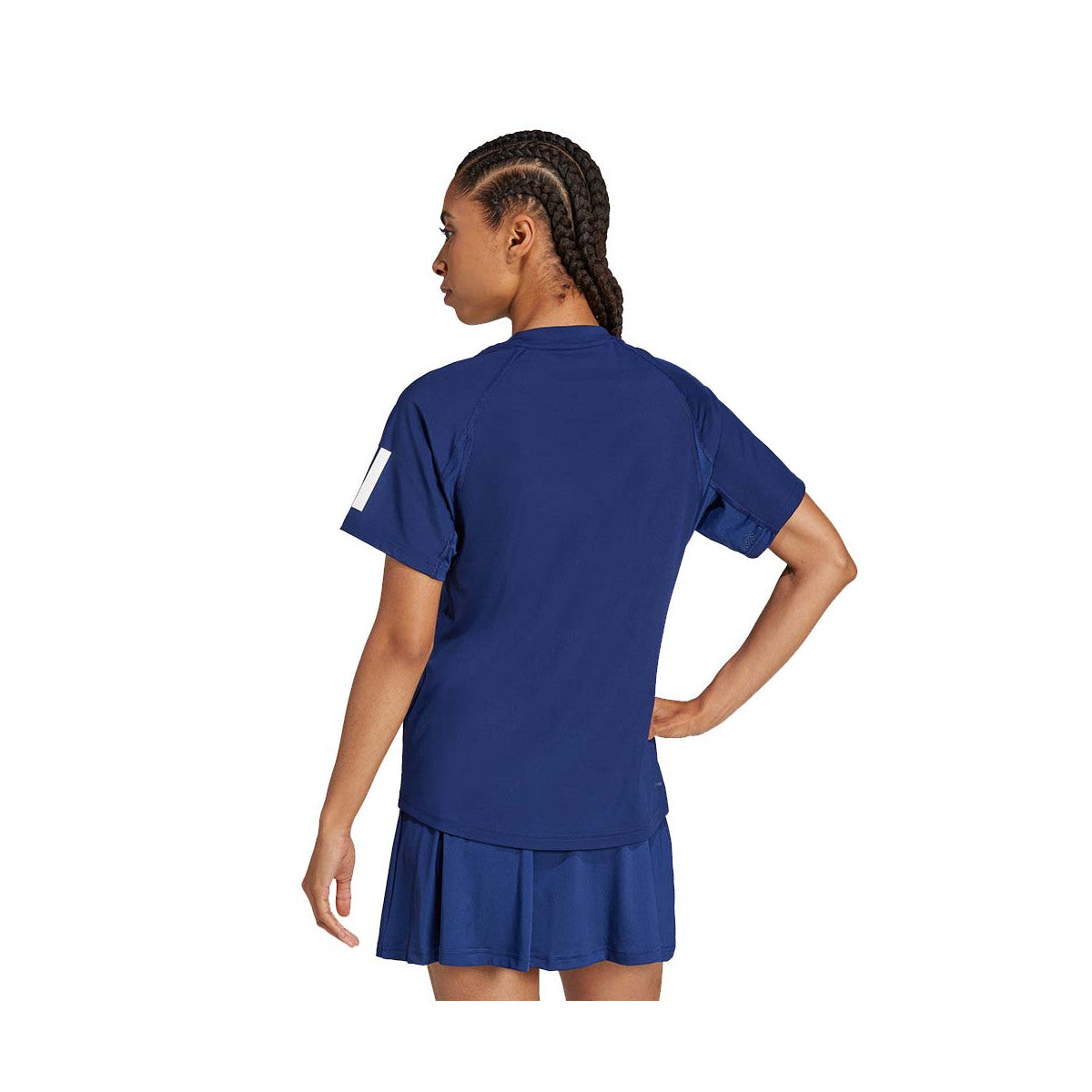Adidas 3 Stripes Women T-shirt Navy Blue – 3