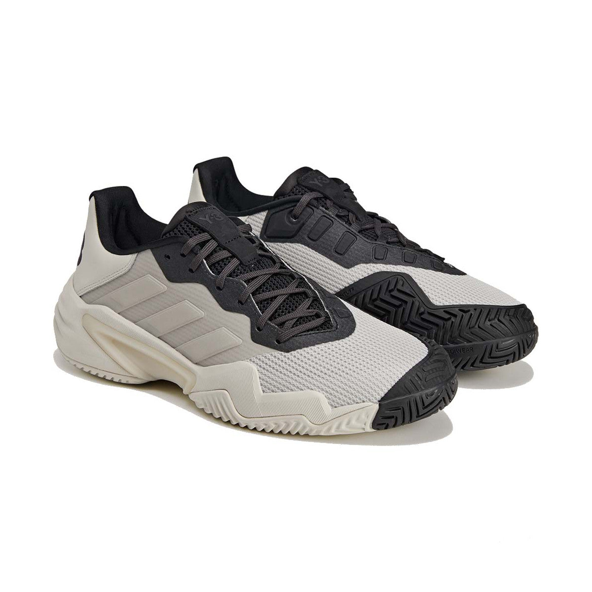 Adidas Barricade 13 Y-3 White / Black Shoes – 5