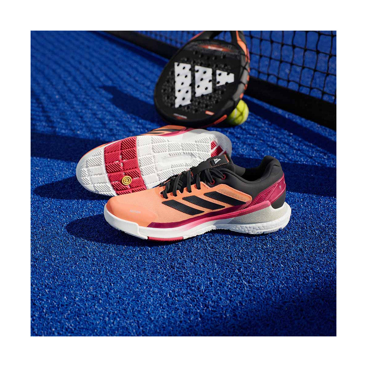 Adidas Crazyquick Boost Padel Shoes Orange / Red – 3