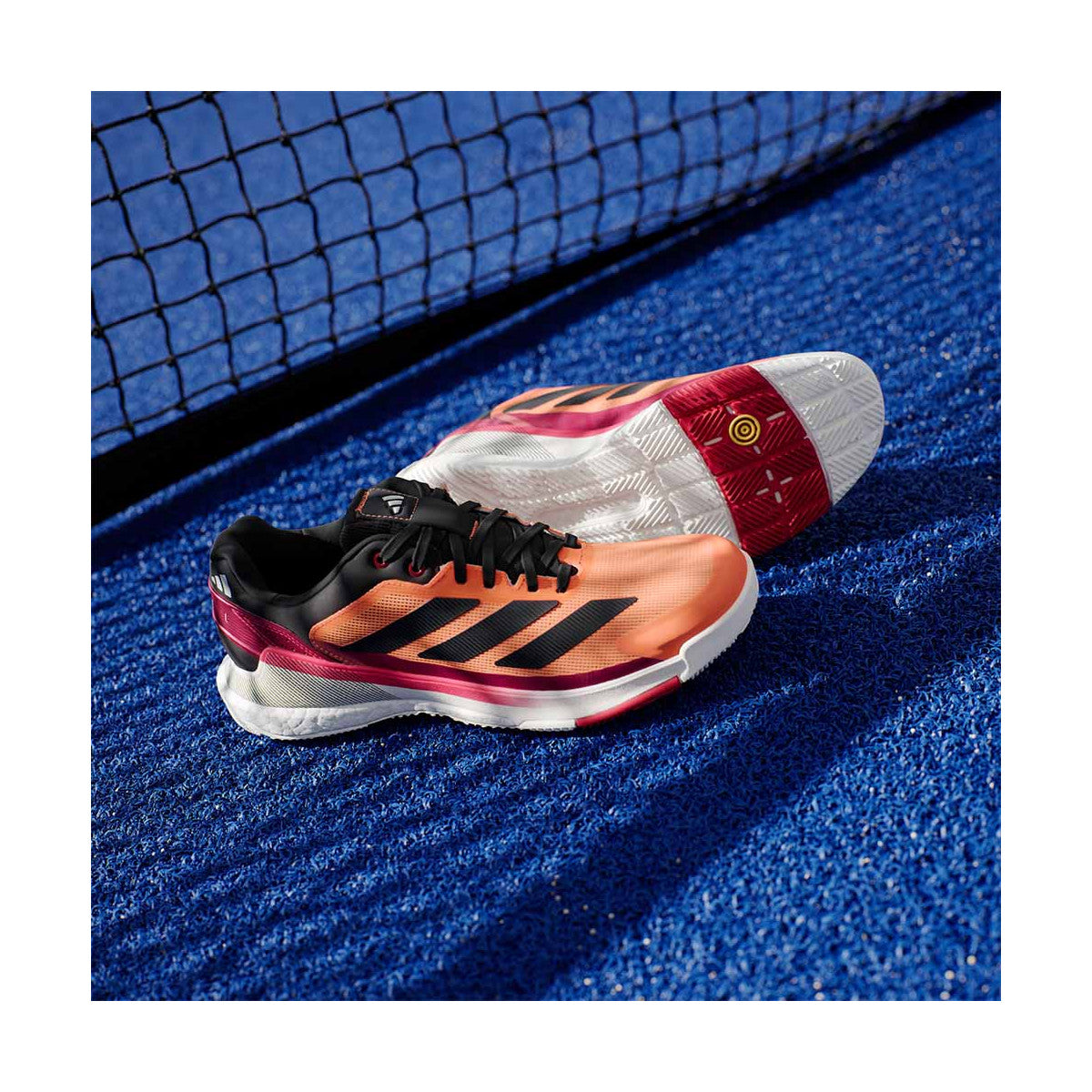Adidas Crazyquick Boost Padel Shoes Orange / Red – 7