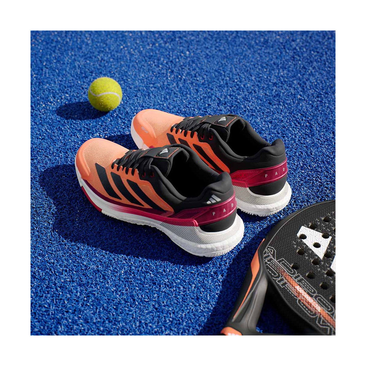 Adidas Crazyquick Boost Padel Shoes Orange / Red – 5