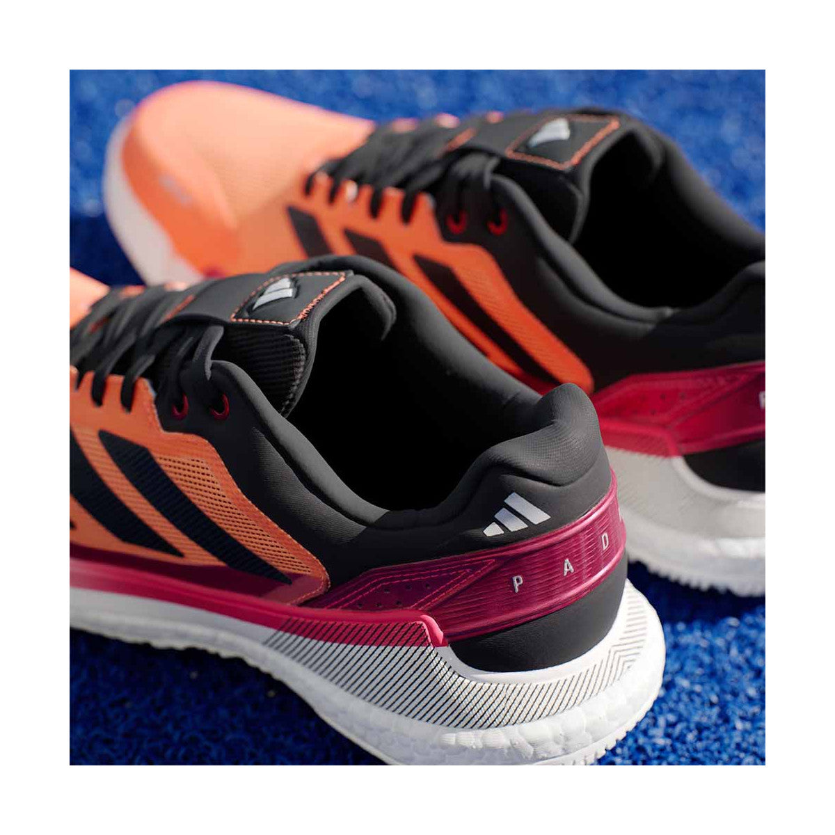 Adidas Crazyquick Boost Padel Shoes Orange / Red – 8