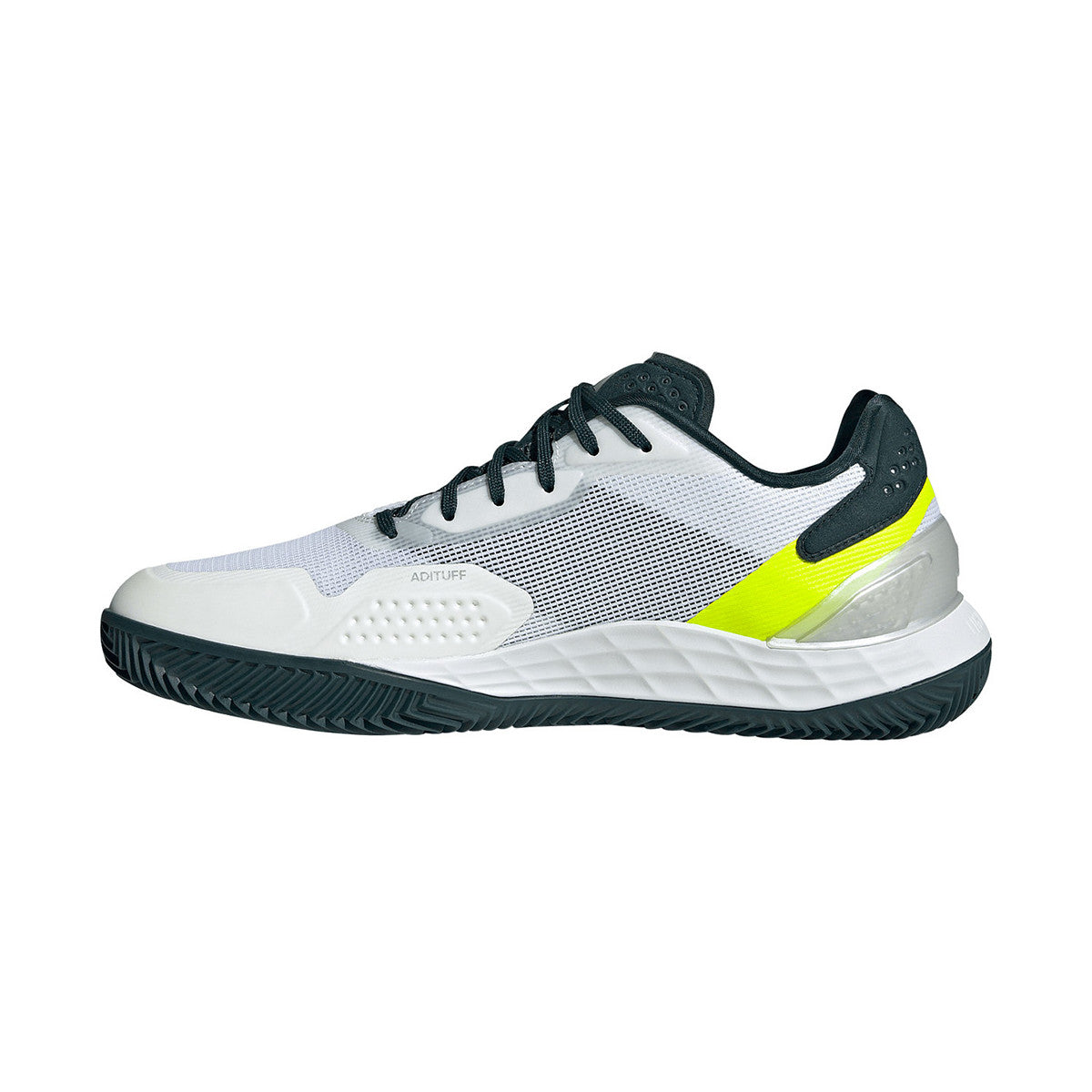 Adidas Defiant Speed 2 Clay Court Shoes White / Yellow – 4