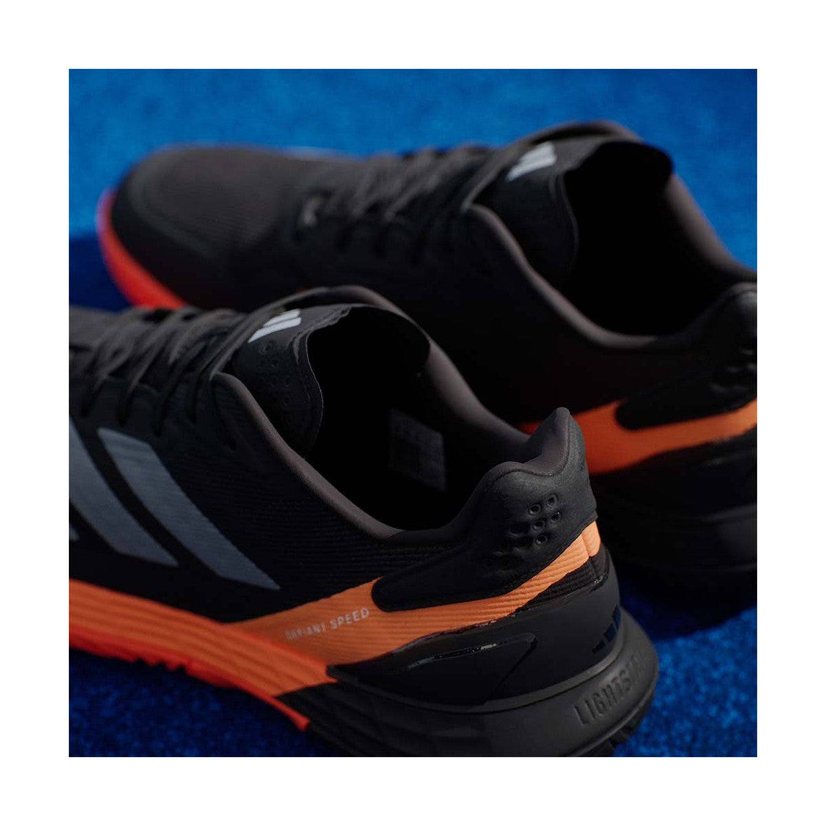 Adidas Defiant Speed 2 Tennis Shoes Black / Orange – 8