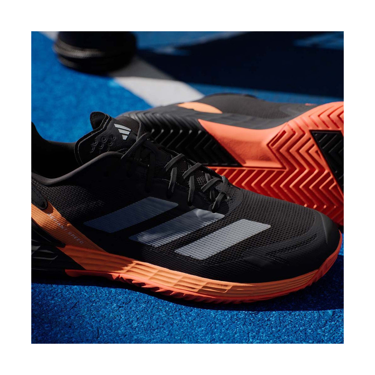 Adidas Defiant Speed 2 Tennis Shoes Black / Orange – 10