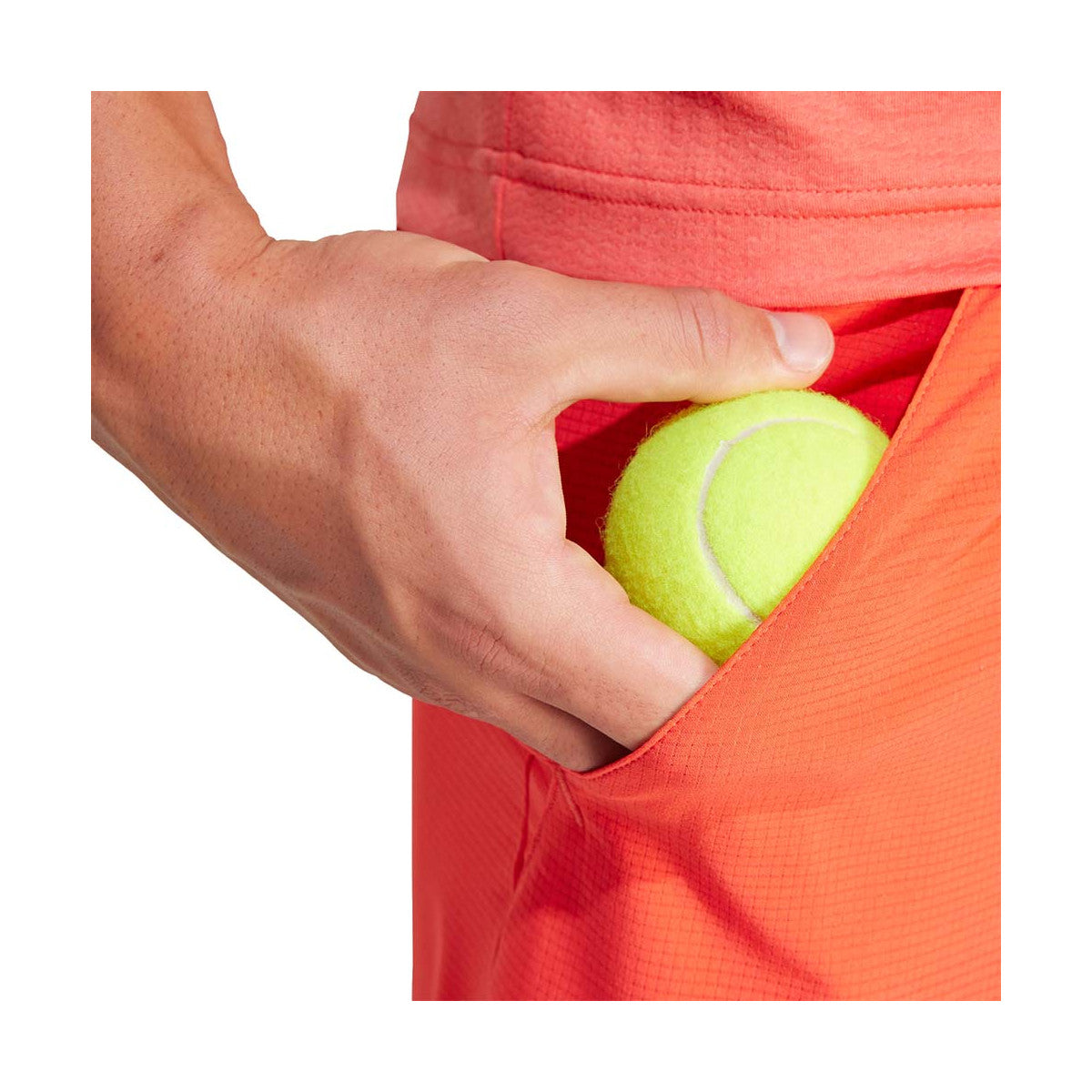 Adidas Ergo 18cm HeatRdy Tennis Shorts - Bright Red – 5