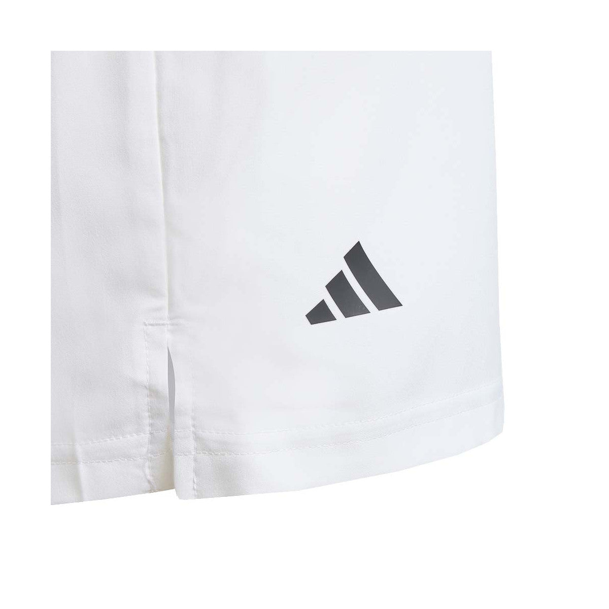 Adidas Junior Club 3 Stripes White Short – 3