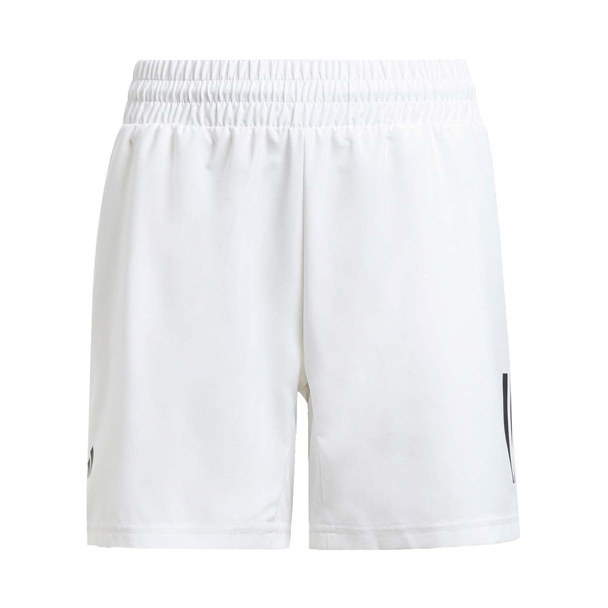 Adidas Junior Club 3 Stripes White Short