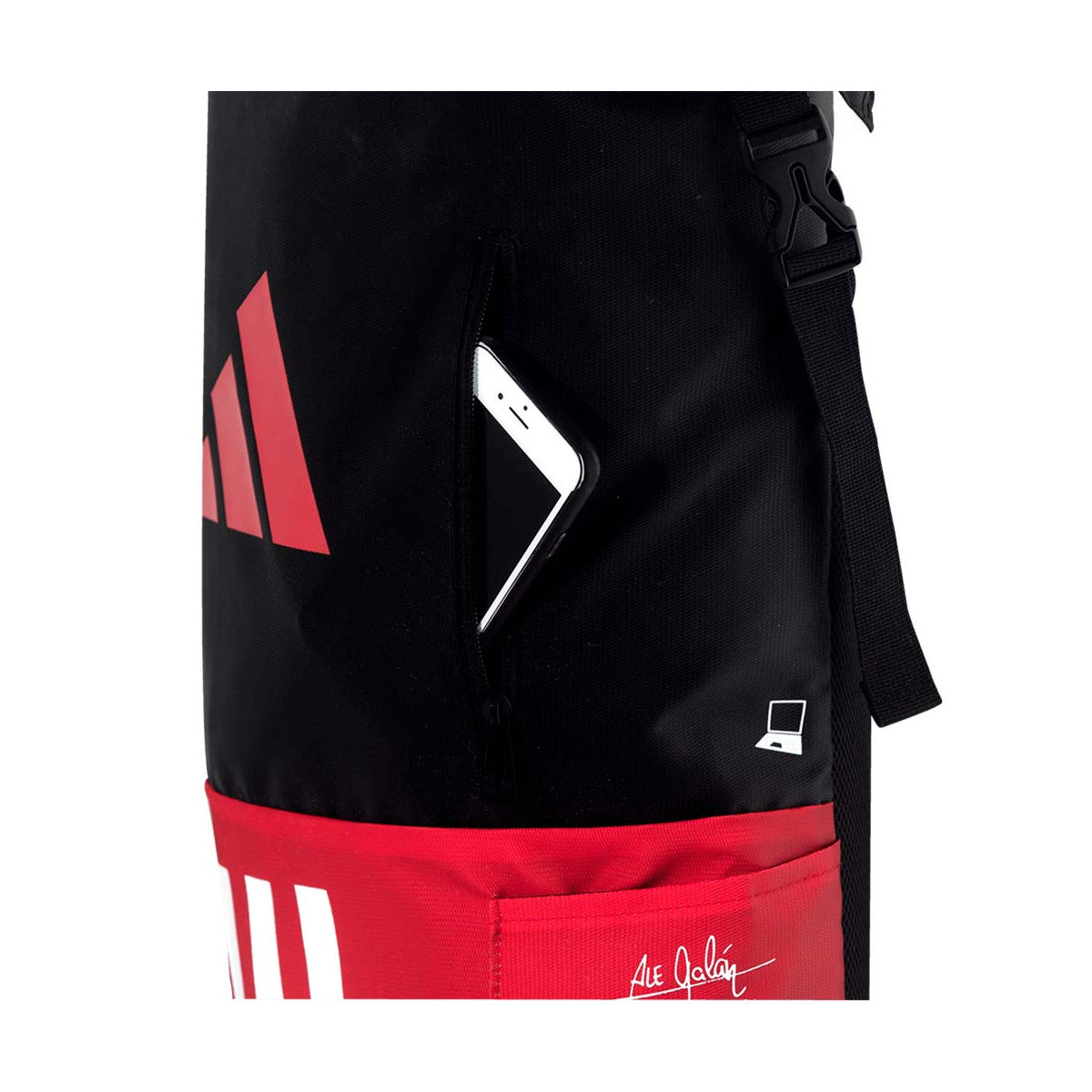 Adidas Multigame Galán Black / Red Backpack – 3