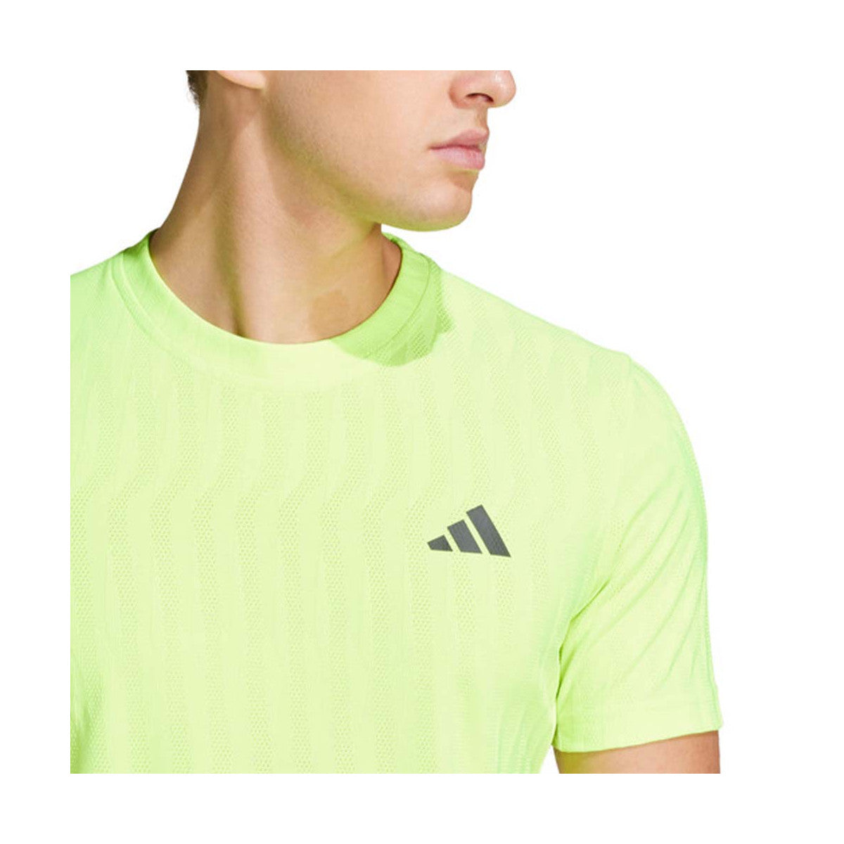 Adidas Pro FreeLift Tennis T-Shirt Neon Green – 2