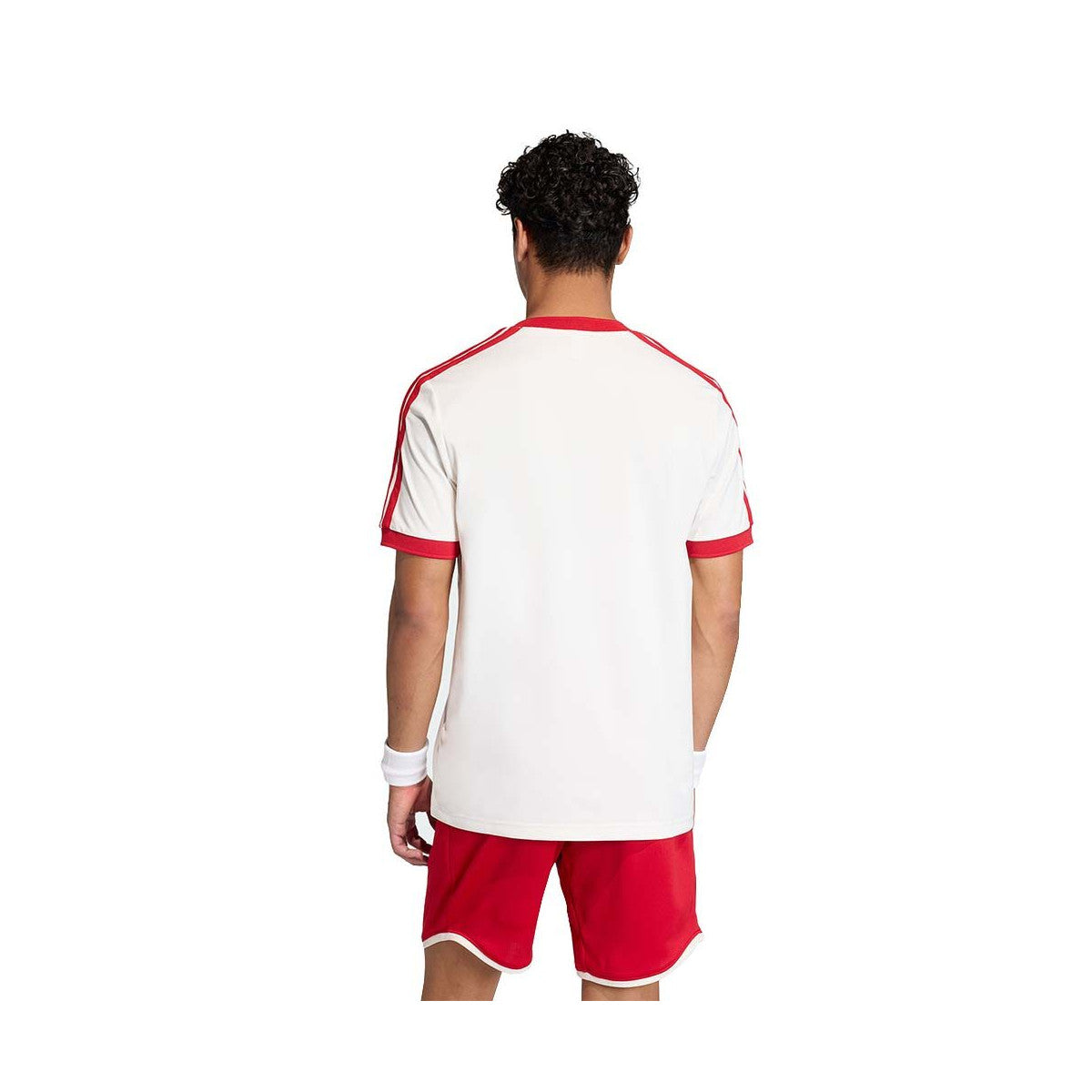 Adidas Tennis Classics T-Shirt White / Red – 3