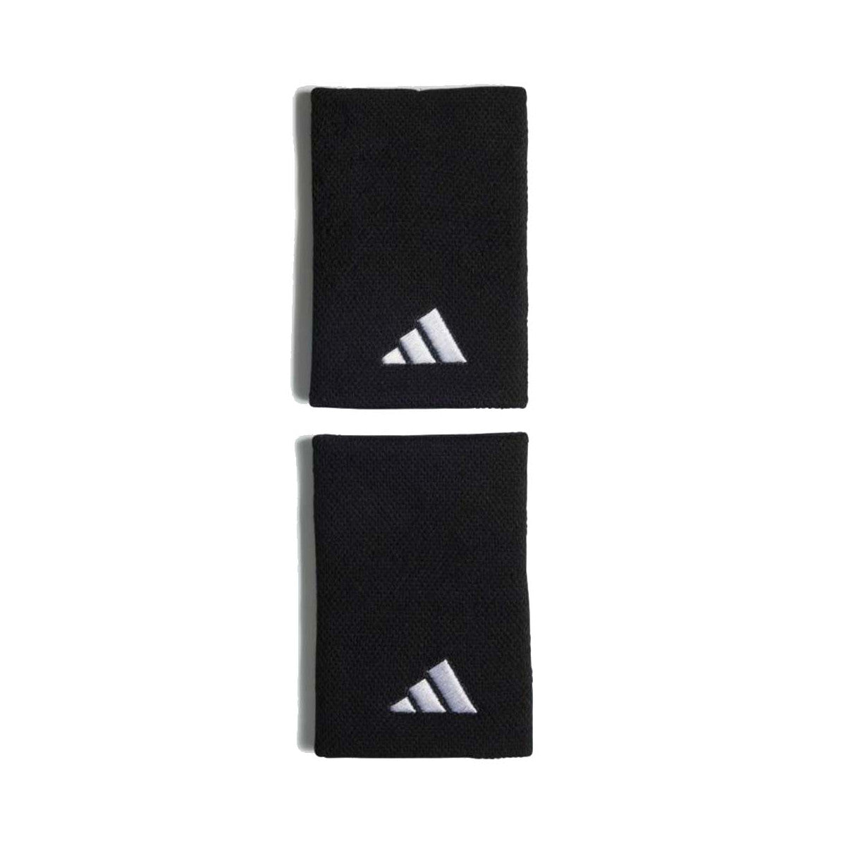Adidas Wide Tennis Wristbands - Black (Pair)