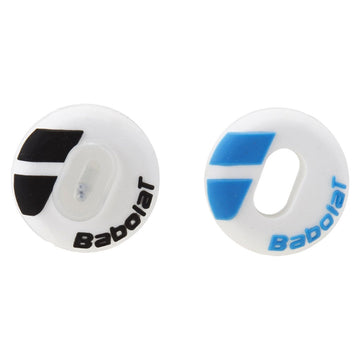 Babolat Custom Damp White / Black / Blue x 2 Dampeners