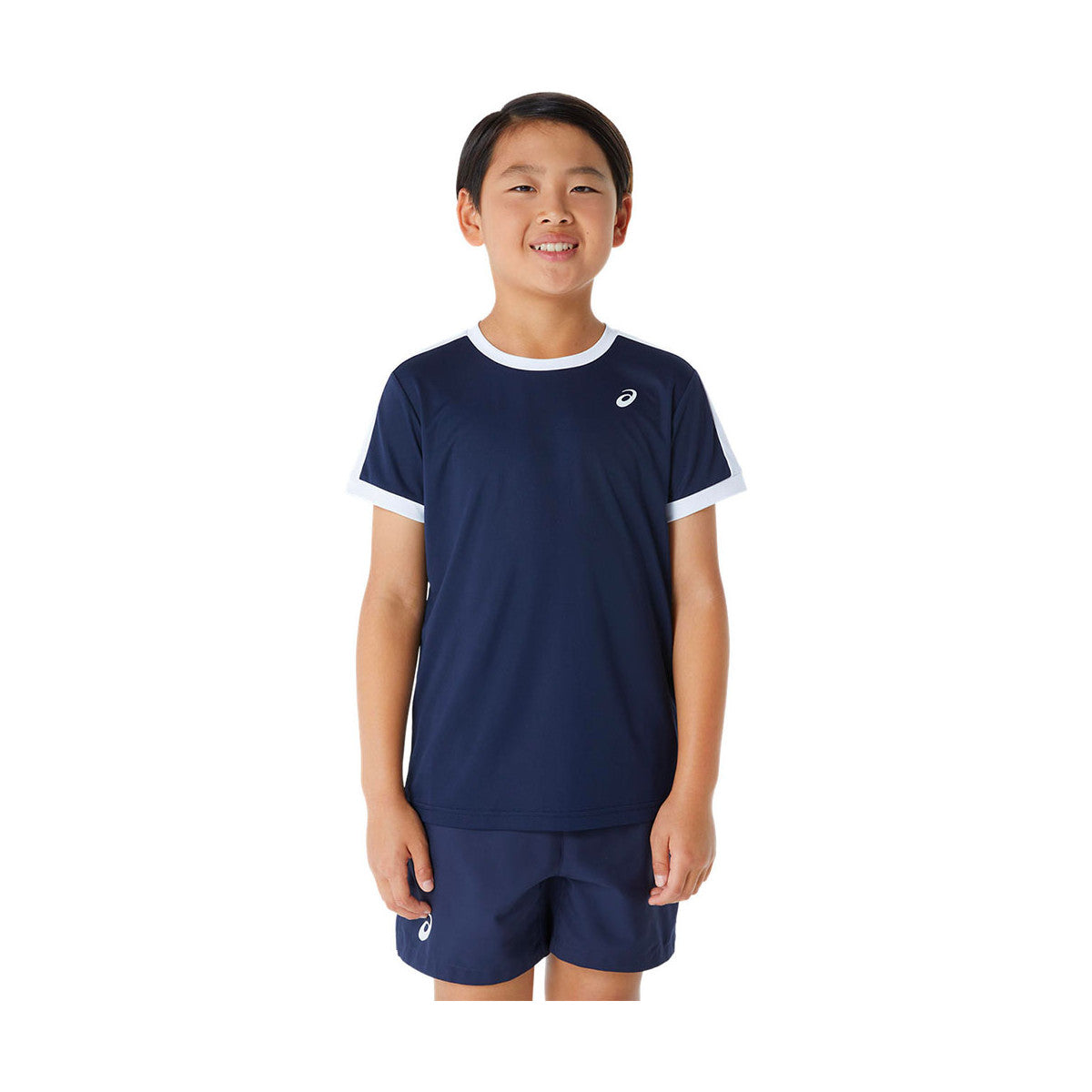 Asics Boys Navy Blue T-Shirt