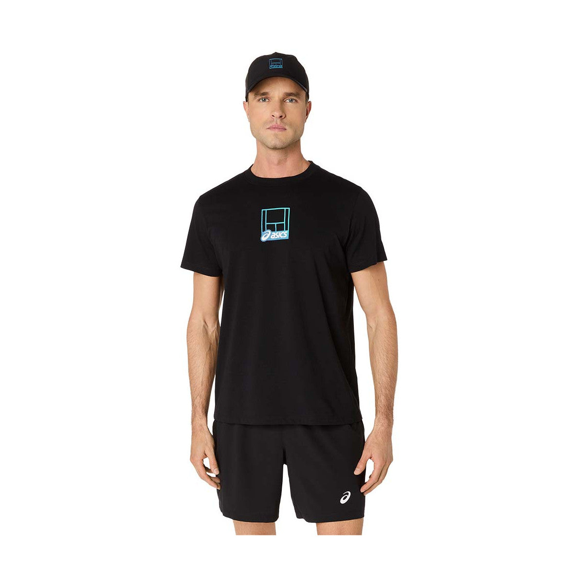 Asics Court Core Graphic Black T-Shirt