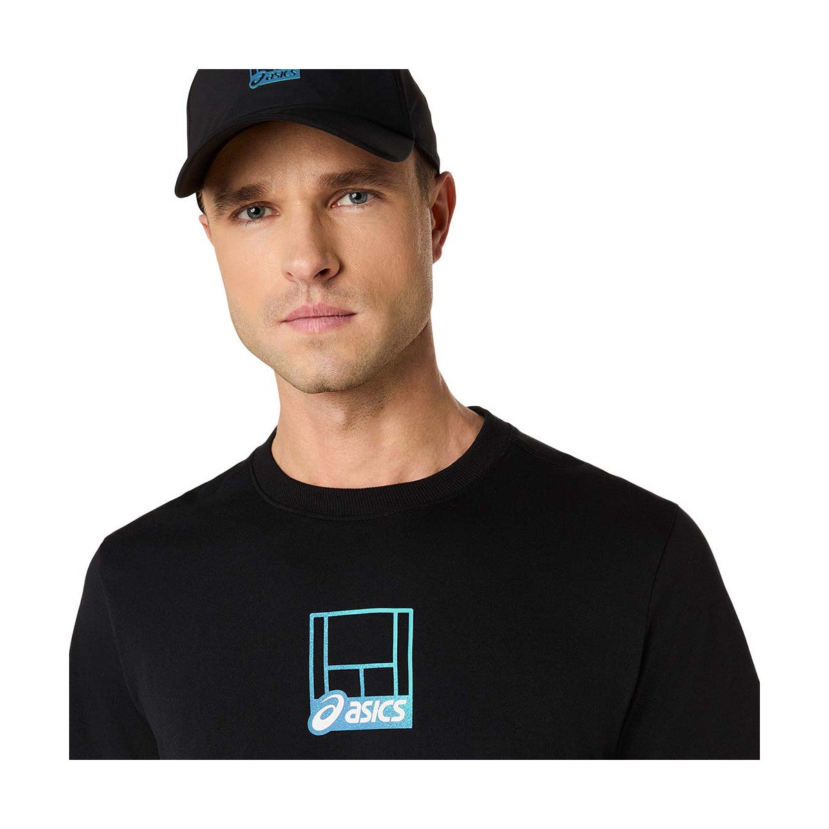 Asics Court Core Graphic Black T-Shirt – 3
