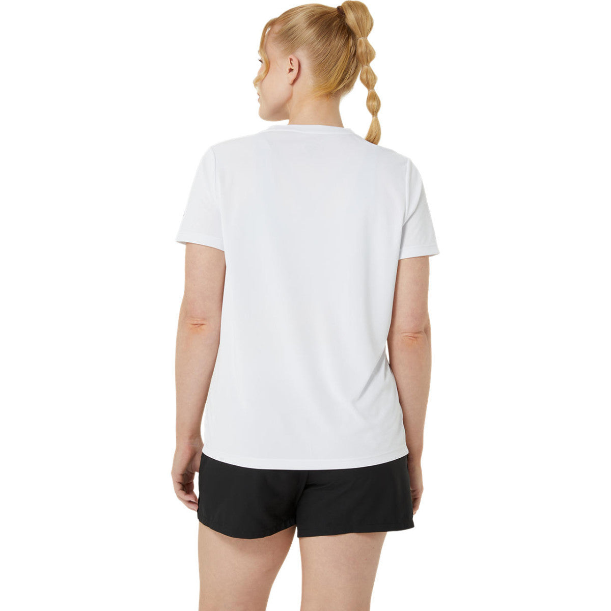 Asics Court Graphic Woman T-Shirt White / Orange – 2