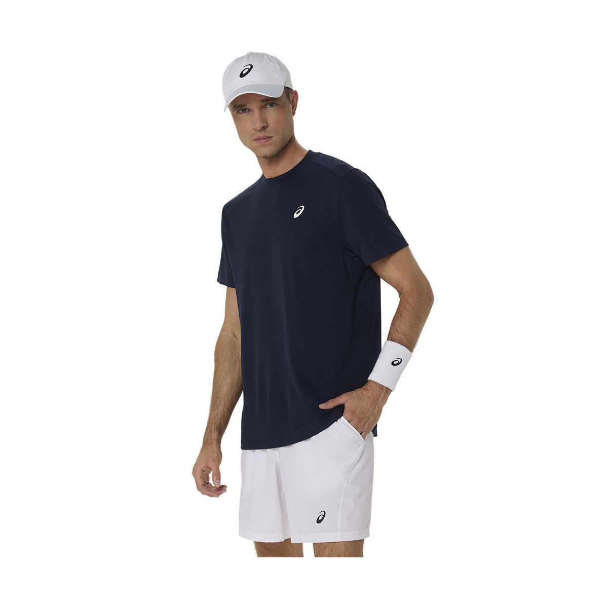 Asics Court SS T-Shirt Navy Blue – 2