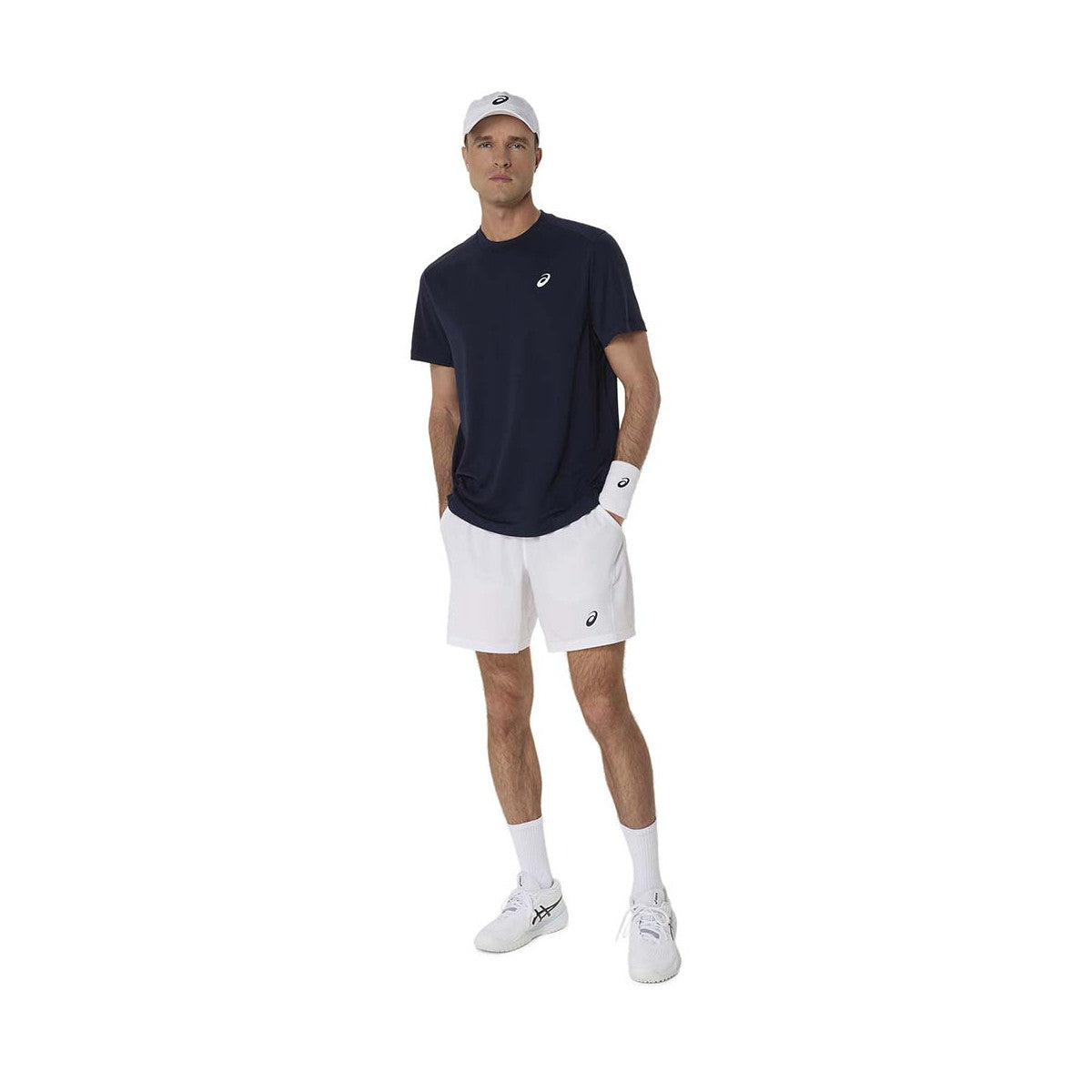 Asics Court SS T-Shirt Navy Blue – 6