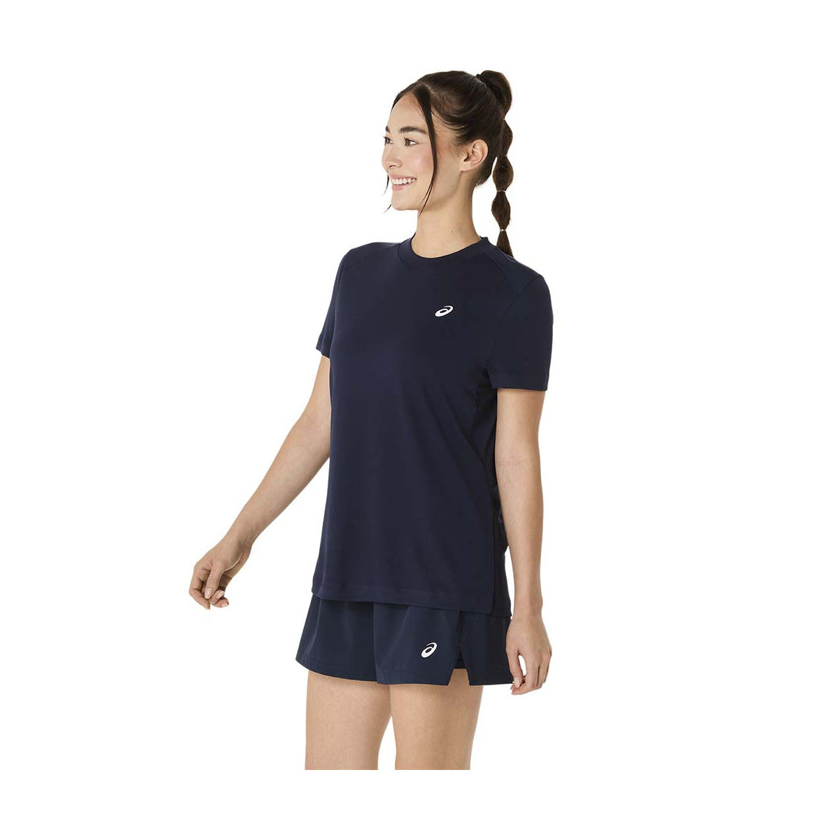 Asics Court SS Woman T-Shirt Navy Blue – 3