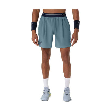 Asics Game 7-Inch Tennis Shorts - Ironclad Blue/Grey