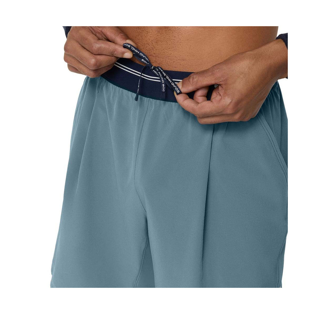 Asics Game 7-Inch Tennis Shorts - Ironclad Blue/Grey – 5